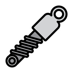 Suspension Vector Filled Icon Design