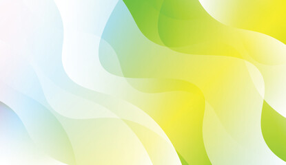 Abstract Wavy Background. For Business Presentation Wallpaper, Flyer, Cover. Vector Illustration with Color Gradient.