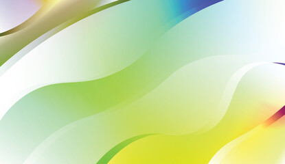 Modern Waves. Futuristic Technology Style Background. For Cover Page, Landing Page, Banner. Vector Illustration with Color Gradient.