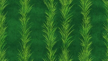 Fototapeta premium Green plants pattern on dark background