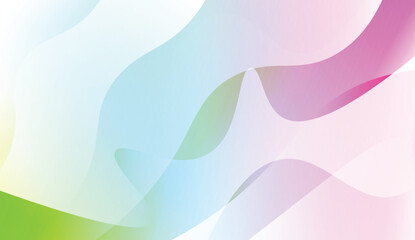 Abstract Wavy Background. For Business Presentation Wallpaper, Flyer, Cover. Vector Illustration with Color Gradient.