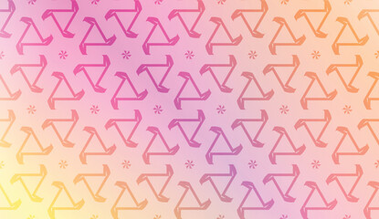 Colorful Gradient Background with geometric pattern. For Your Design Wallpaper, Presentation, Banner, Flyer, Cover Page, Landing Page. Vector Illustration.
