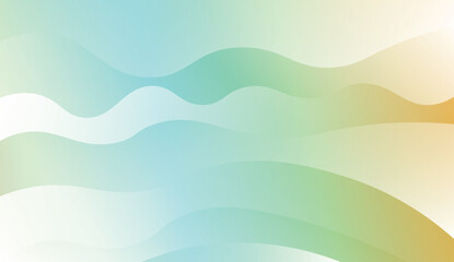Modern Waves. Futuristic Technology Style Background. Design For Your Header Page, Ad, Poster, Banner. Vector Illustration with Color Gradient.
