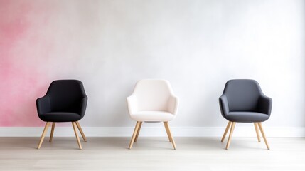 Fototapeta premium Modern Waiting Area Chairs