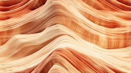 Obraz premium Abstract Sandstone Waves Background with Warm Tones and Natural Texture