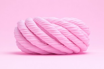 Pastel Pink Twisted Rope