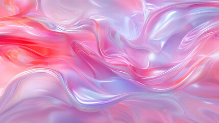 Fototapeta premium Vibrant slide wallpaper showcasing generative AI algorithms with neon lights, metallic & plastic textures in bright reds, purples, and blues. Futuristic & eye-catching