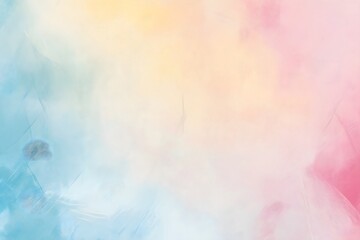 Soft pastel gradient background blending sky blue light yellow and pink tones with subtle cloudlike texture for dreamy artistic design use