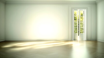 Minimalist room interior design abstract