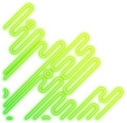 Neon Geometric Rounded Corner