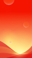 abstract red background with waves
