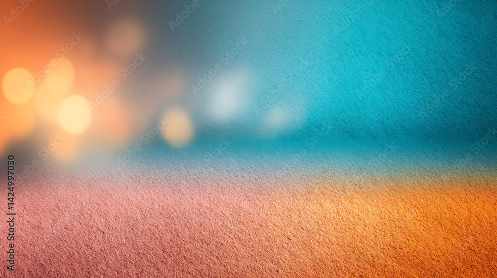 Poster dark blurred color gradient grainy background teal orange noise texture header poster banner landing