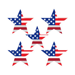 fourth of July star set