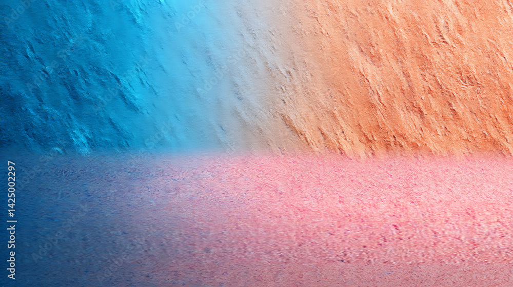 Poster blue beige purple grainy gradient background website header backdrop noise texture effect copy space