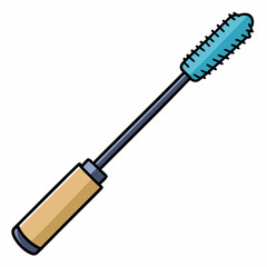 mascara brush isolated on white