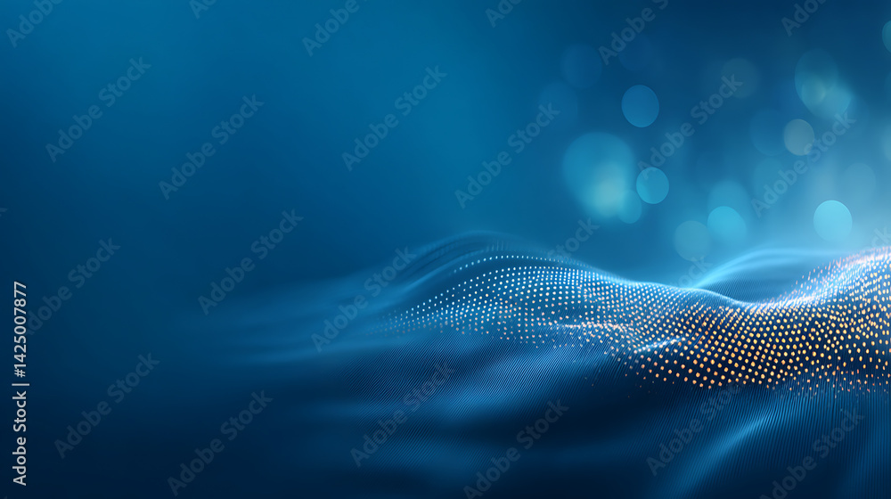 Poster blue gradient background grainy noise texture effect smooth blurred landing page backdrop website he
