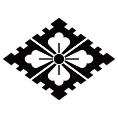 家紋です。幸菱といいます。