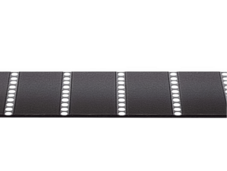 Abstract Film Strip on Transparent Background Photo