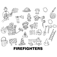 International Firefighters Day, poster and banner vector