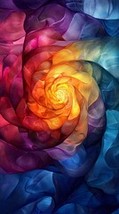 Naklejka premium color whirlpool