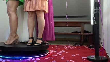 people dancing. party, women dancing, new year party, wedding, birthday party, beautiful pretty female legs, slow motion, shapely thighs and legs, attractive women

