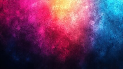 Vibrant colorful nebula