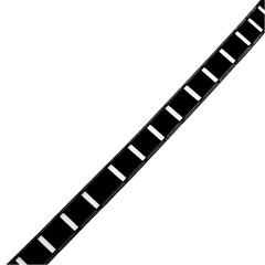Abstract Illustration Of Black And White Ladder Against Transparent Background