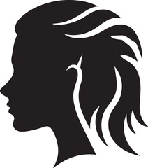 woman head vector illustration