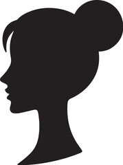 woman head vector illustration