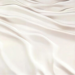 Obraz premium Abstract White Silk Fabric Background With Smooth Elegant Texture