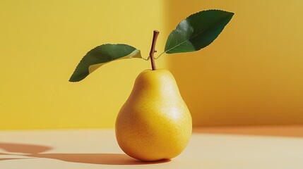 pear isolated on cute background