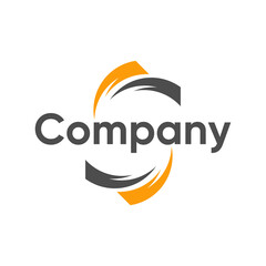 isolated abstract logo, generic circle logo design, editable icon, generic icon for your company, full color
