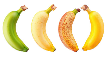An arrangement of ripe green and yellow bananas showcasing the natural color variations and stages of fruit development