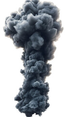 Abstract Smoke Cloud Illustration With Isolated Transparent Background