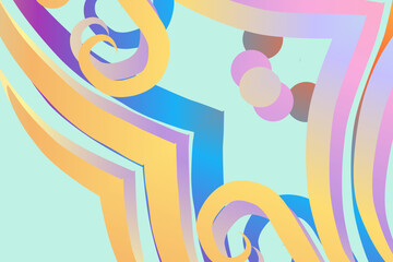 luxury traditional Indonesian Dayak batik design with aesthetic gradient background 