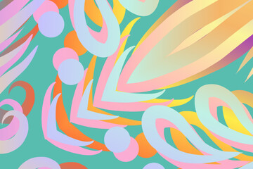 luxury traditional Indonesian Dayak batik design with aesthetic gradient background 