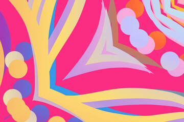 luxury traditional Indonesian Dayak batik design with aesthetic gradient background 