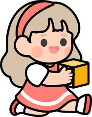 Group of Happy Kids Playing with Toys – Kindergarten Life Scene