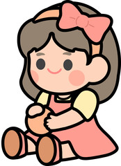 Group of Happy Kids Playing with Toys – Kindergarten Life Scene