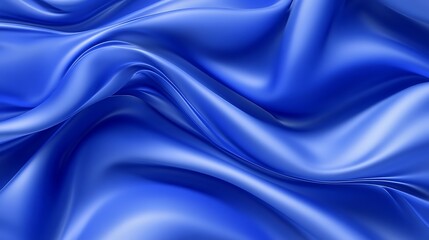 Obraz premium Blue Fabric Drape Texture