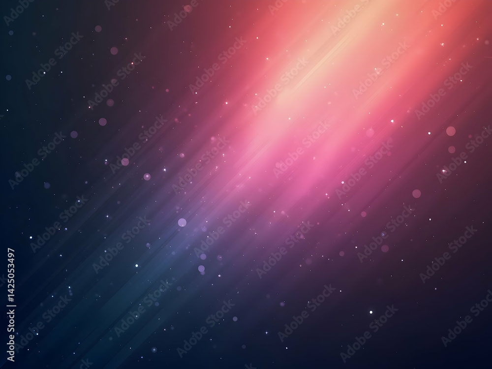 Aufkleber abstract background with light streaks, haze overlay, and soft bokeh effect, suitable for modern des