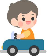 Group of Happy Kids Playing with Toys – Kindergarten Life Scene