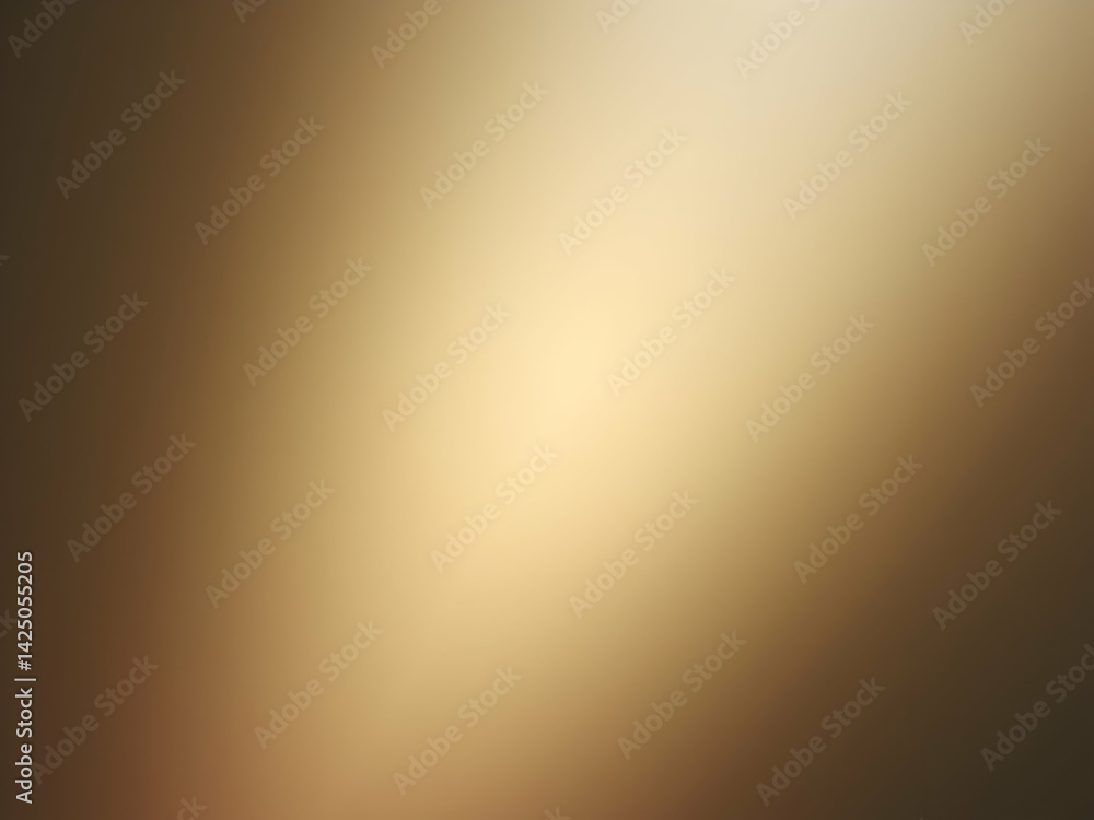 Poster abstract light burst on muted gold gradient, high-resolution radial blur design with soft glowing ce