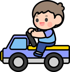 Group of Happy Kids Playing with Toys – Kindergarten Life Scene