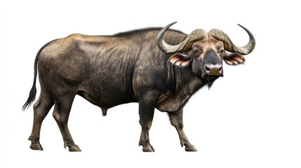 African buffalo portrait