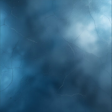 Sfondo semplice argento lucido. Texture liscia di colore azzurro metallizzato. Illustrazione astratta di bagliori e sfumature.