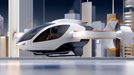 屋上ポート発・静かに浮上する次世代eVTOL