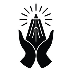 healing prayer icon for protection and wellbeing