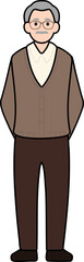 Family Photo with Parents and Children – Flat Style