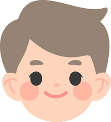 Family Portraits with Happy Expressions – Flat Vector Set